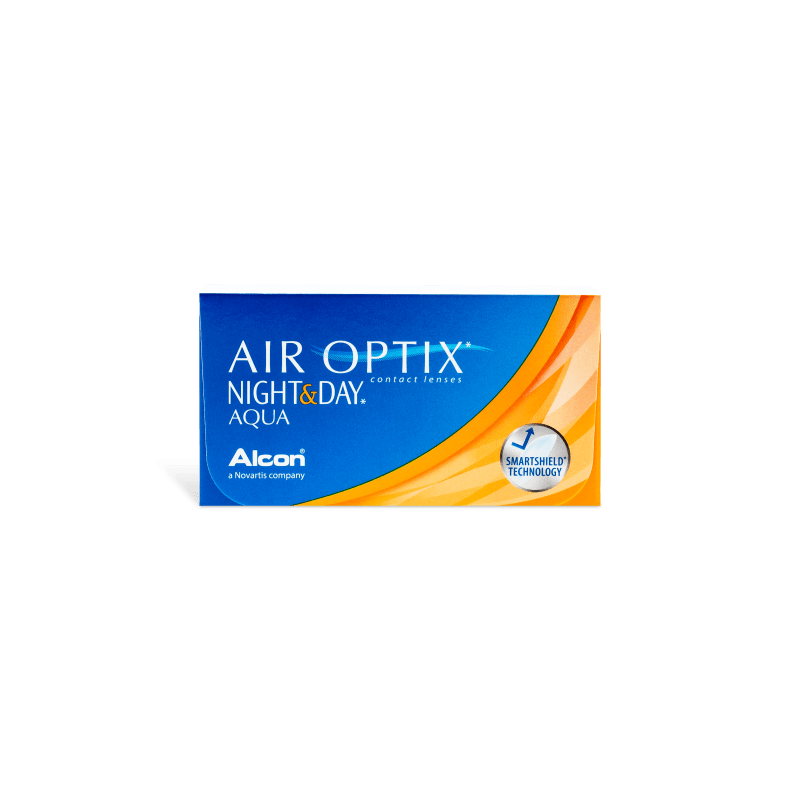 AIR OPTIX® NOCHE Y DÍA® AQUA paquete de 6