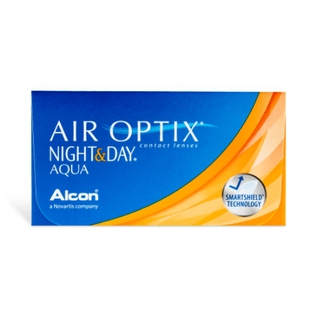 AIR OPTIX® NOCHE Y DÍA® AQUA paquete de 6