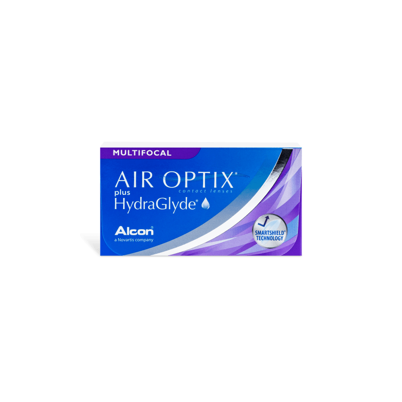 AIR OPTIX® más HydraGlyde® Paquete de 6 multifocales