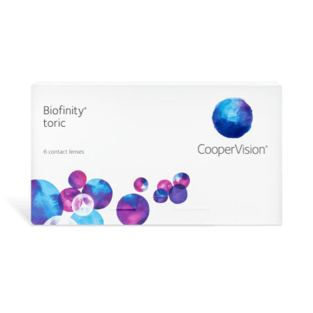 Biofinity toric PARA ASTIGMATISMO paquete de 6